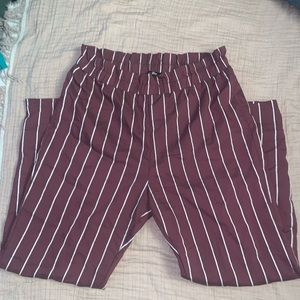 Kendall & Kylie striped pants Never worn